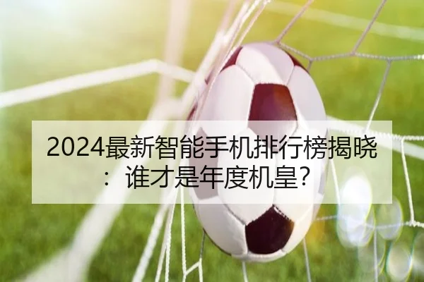 2024最新智能手机排行榜揭晓：谁才是年度机皇？
